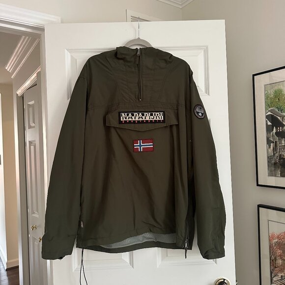 Napapijri Khaki Green Rainforest Pocket 2 Jacket